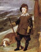 Diego Velazquez Prince Baltasar Carlos in Hunting Dress(detail) Sweden oil painting artist